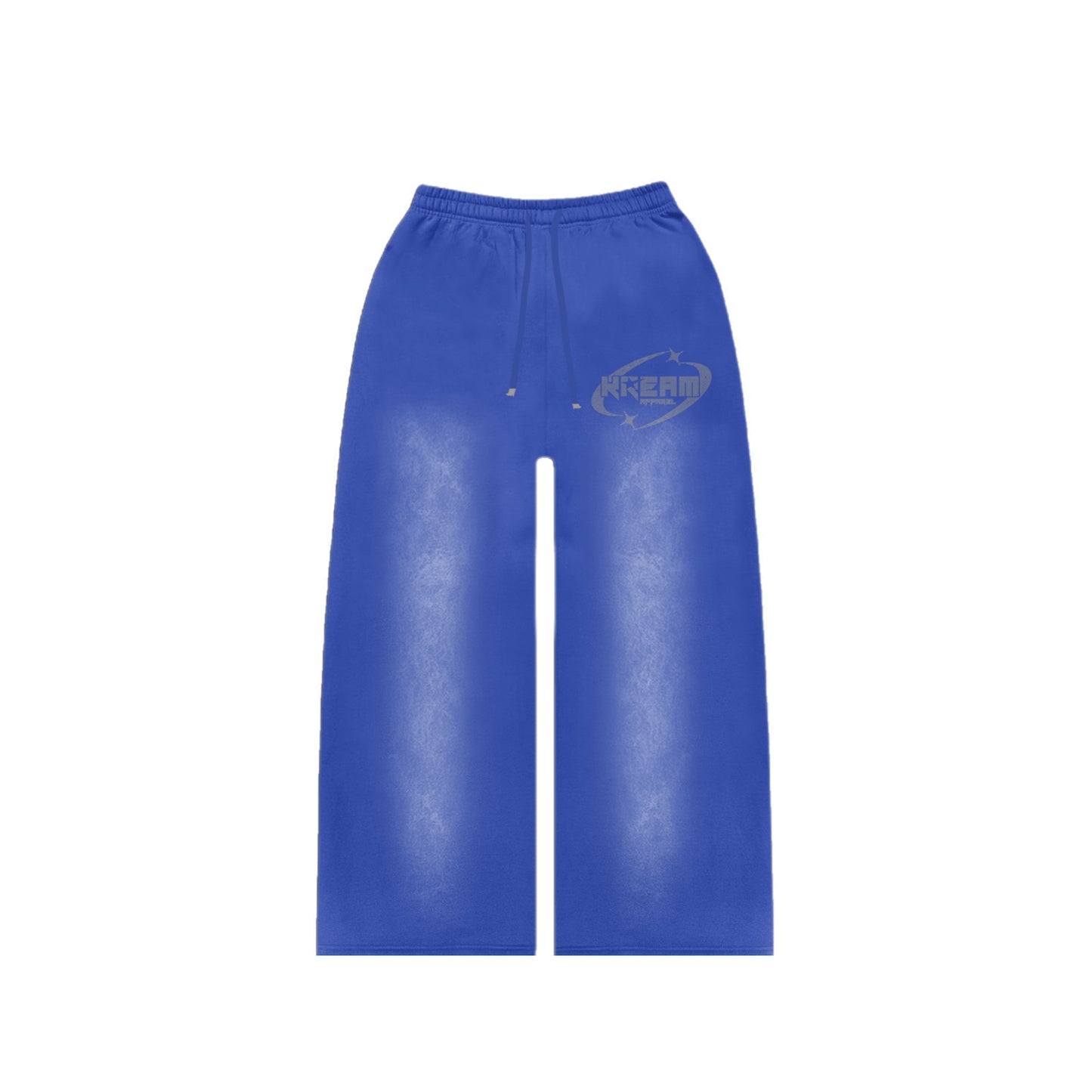 RHINESTONE WASHED BLUE PANTS